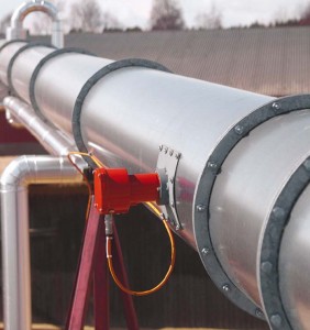 Firefly detector mounted in a duct